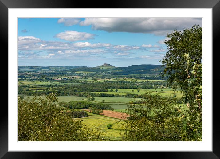 A prospect of Roseberry Topping Framed Mounted Print by Gary Eason