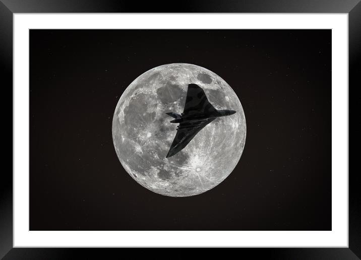 Howling at the Moon Framed Mounted Print by Gary Eason