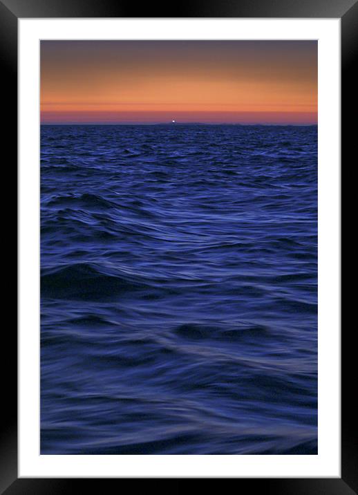 Minquiers sunset Framed Mounted Print by Gary Eason