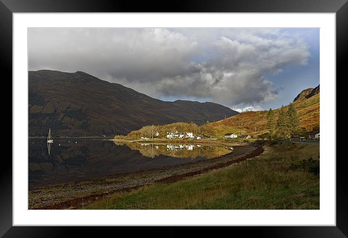 On the shore of Loch Duich Framed Mounted Print by Gary Eason