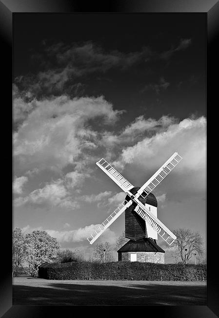 Mountnessing windmill Essex Framed Print by Gary Eason