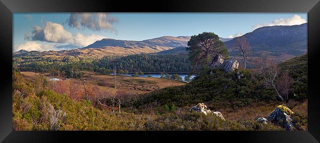 Glen Affric panorama II Framed Print by Gary Eason