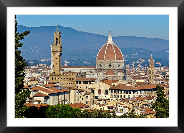 Duomo Florence Framed Mounted Print by Gary Eason