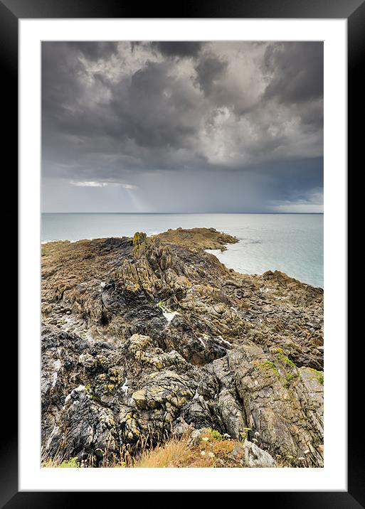 Pointe de Saint Cast, Brittany Framed Mounted Print by Gary Eason