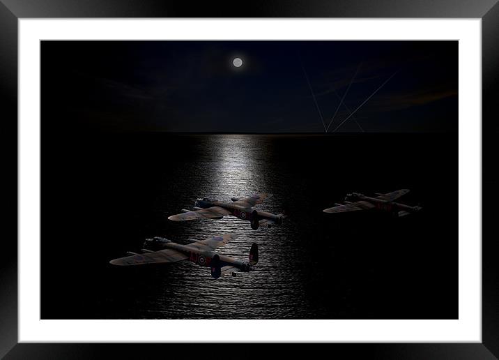 Dambusters North Sea crossing Framed Mounted Print by Gary Eason