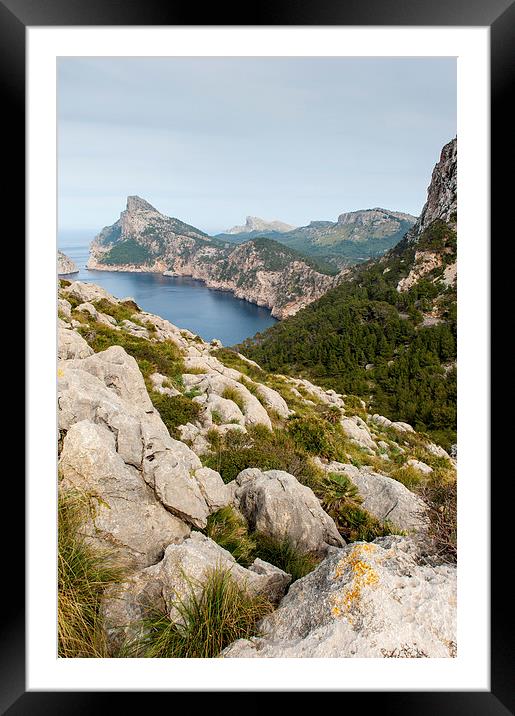 Mallorca view Framed Mounted Print by Gary Eason
