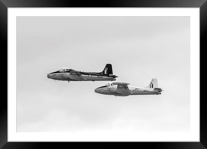 Jet Provosts Framed Mounted Print by Gary Eason