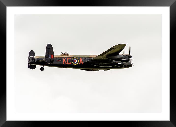 Avro Lancaster PA474 Framed Mounted Print by Gary Eason