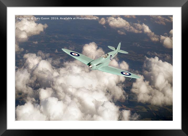 Supermarine Spitfire prototype K5054 Framed Mounted Print by Gary Eason