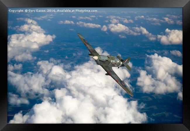 Hawker Hurricane IIB of 174 Squadron Framed Print by Gary Eason