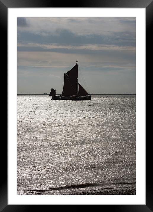 Thames sailing barge Centaur Framed Mounted Print by Gary Eason
