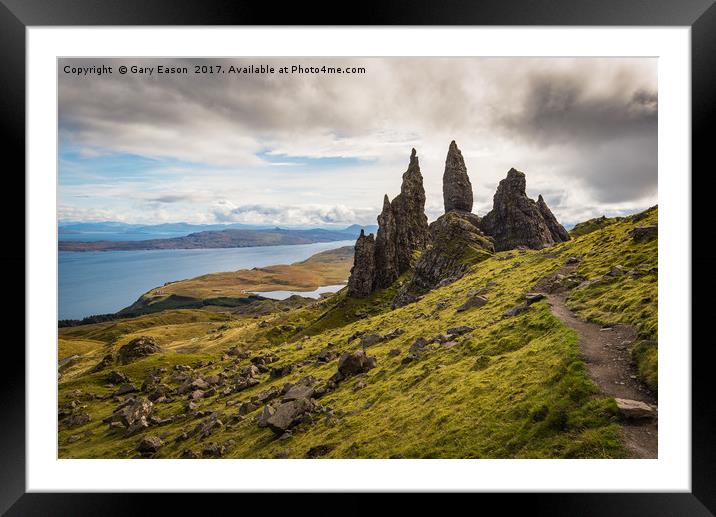 The Old Man of Storr Framed Mounted Print by Gary Eason