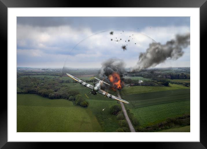 Normandy Typhoon shockwave  Framed Mounted Print by Gary Eason