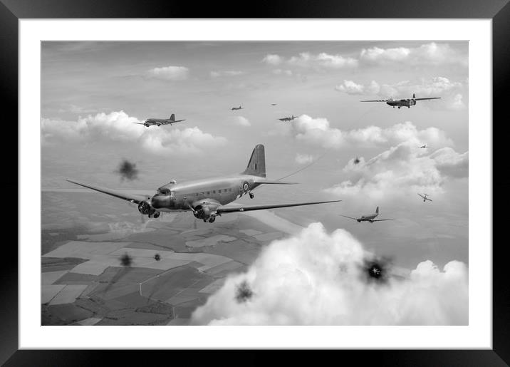 Arnhem Dakota KG514 Operation Market Garden Framed Mounted Print by Gary Eason