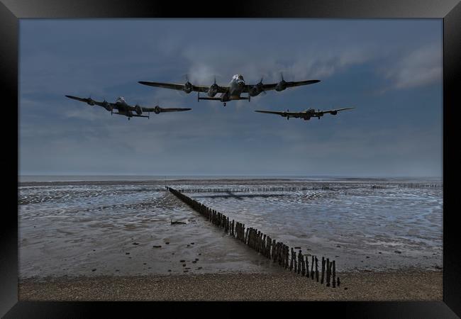 Enemy coast ahead, skipper Framed Print by Gary Eason