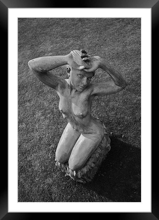 The Stone Woman Framed Mounted Print by Caroline Williams