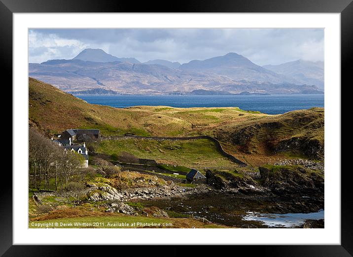 Tormore House, Isle of Skye Framed Mounted Print by Derek Whitton