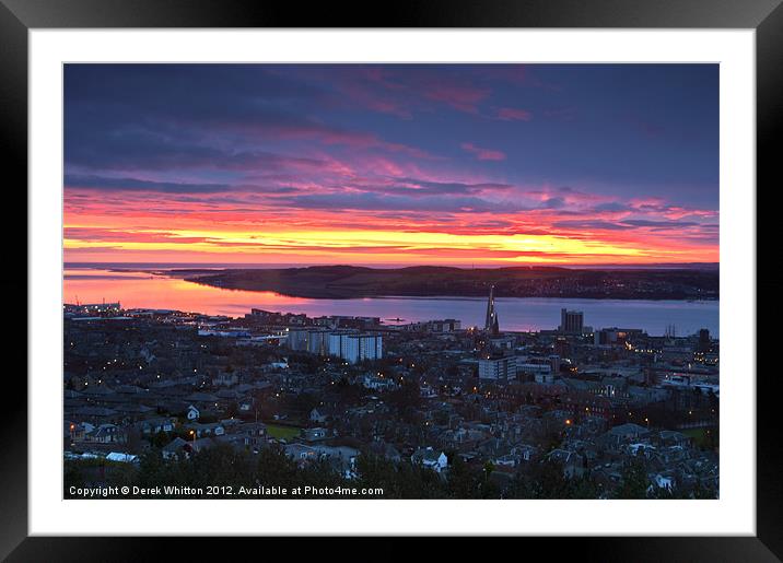 Dundee Dawn 2 Framed Mounted Print by Derek Whitton