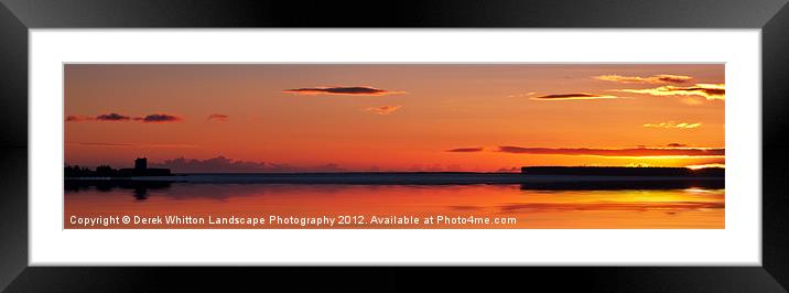 Broughty Ferry Dundee at Dawn 2 Framed Mounted Print by Derek Whitton