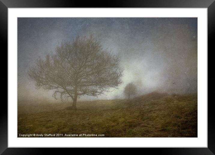Misty Morning Framed Mounted Print by Andy Stafford