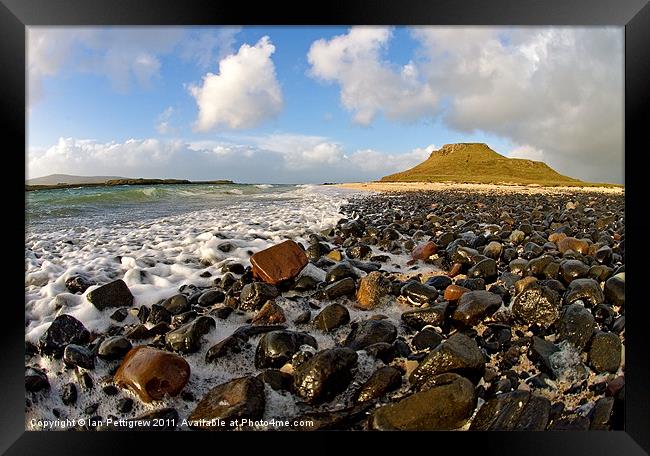 Coral beach Isle of Skye Framed Print by Ian Pettigrew