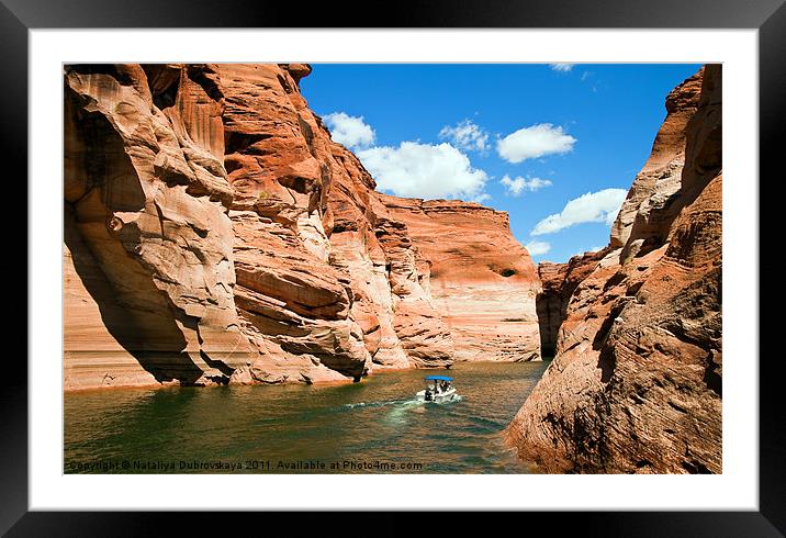 Glen Canyon National Recreation Area, Page, Arizon Framed Mounted Print by Nataliya Dubrovskaya