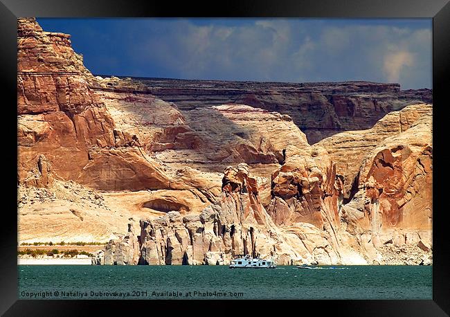 Glen Canyon National Recreation Area, Page, Arizon Framed Print by Nataliya Dubrovskaya