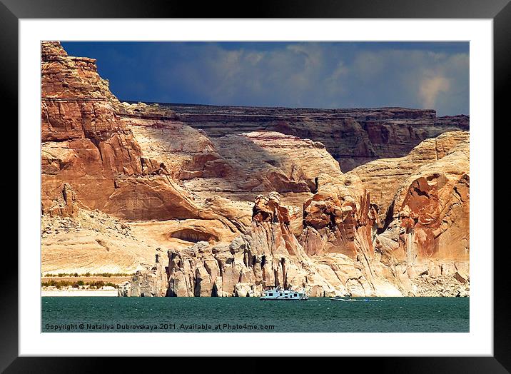 Glen Canyon National Recreation Area, Page, Arizon Framed Mounted Print by Nataliya Dubrovskaya