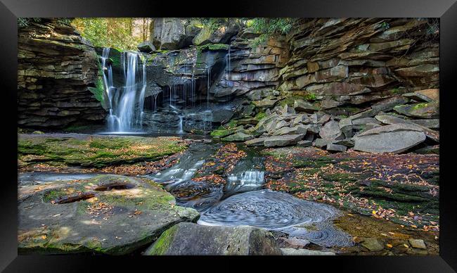 Elakala Falls Framed Print by Nataliya Dubrovskaya