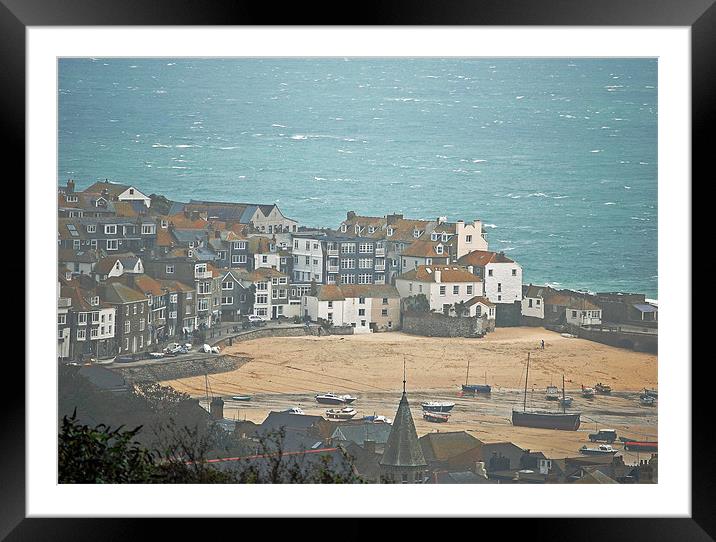 st ives Framed Mounted Print by michelle rook