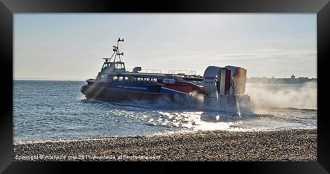 Hovercraft Holiday Framed Print by michelle rook