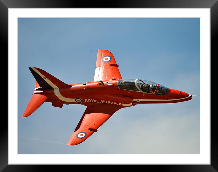 Red Arrows - Silverstone F1 2009 Framed Mounted Print by SEAN RAMSELL