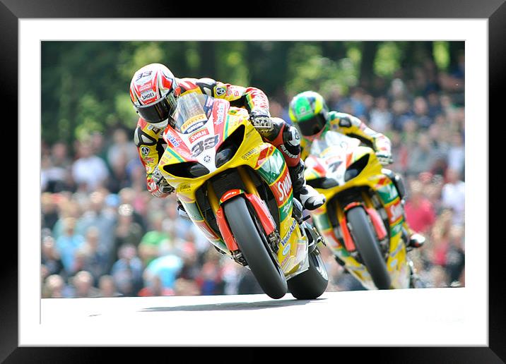 Tommy Hill & Michael Laverty - BSB 2011 Framed Mounted Print by SEAN RAMSELL