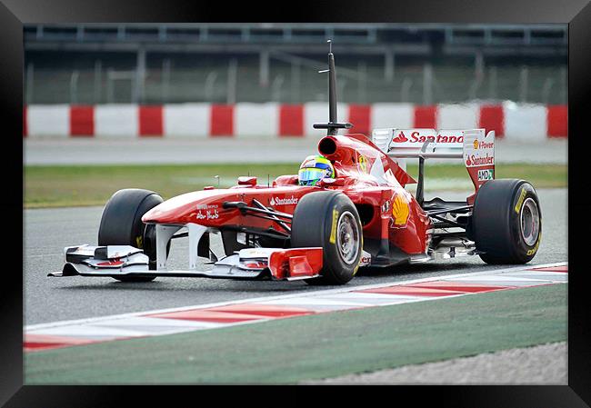 Felipe Massa - 2011 - Catalunya Framed Print by SEAN RAMSELL