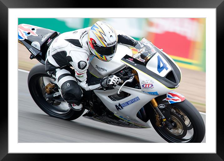 Triumph Championship 2009 Framed Mounted Print by SEAN RAMSELL
