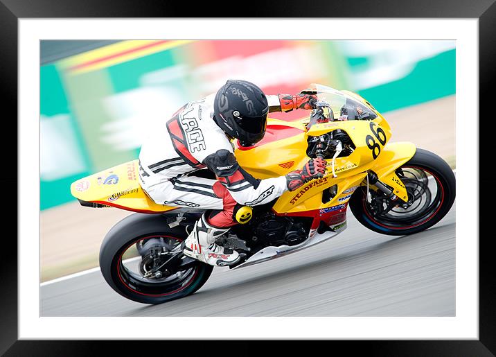 600 SuperSport 2009 Silverstone Framed Mounted Print by SEAN RAMSELL