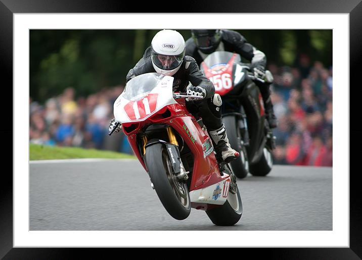 Craig Beggs - SuperStock 1000 - 2010 Framed Mounted Print by SEAN RAMSELL