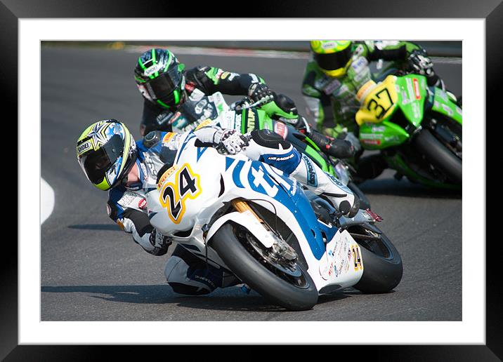 Patric Muff - BSB 2011 Framed Mounted Print by SEAN RAMSELL