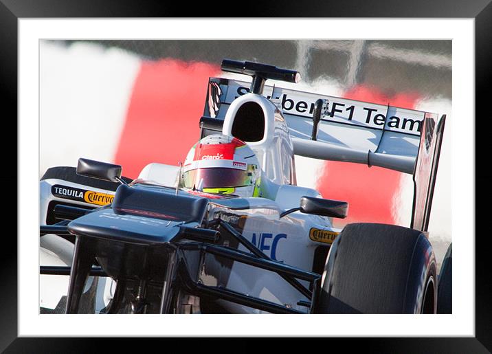 Kamui Kobayashi 2012 Spain Framed Mounted Print by SEAN RAMSELL