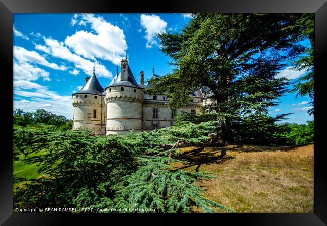 Chateau de Chaumont  Framed Print by SEAN RAMSELL