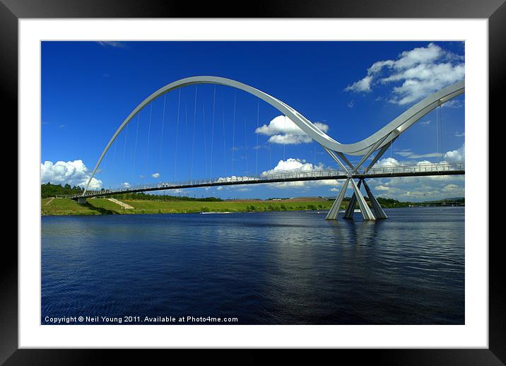 Infinity Bridge Framed Mounted Print by Neil Young