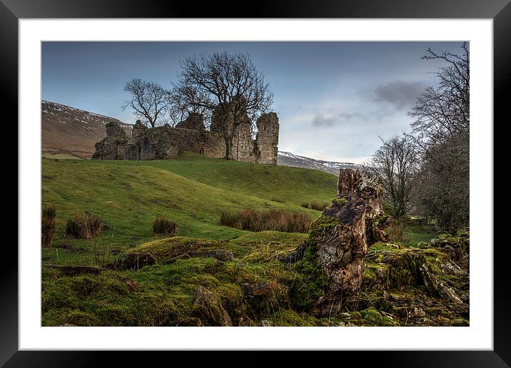 Pendragon Castle Framed Mounted Print by Neil Young
