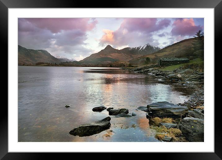 Pap of Glencoe and Loch Leven Framed Mounted Print by Neil Young