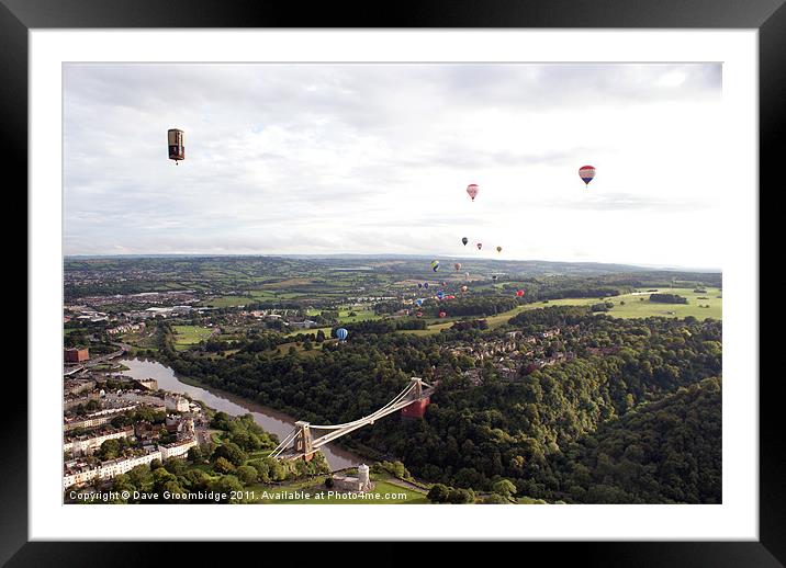 Clifton Suspension Bridge Framed Mounted Print by Dave Groombidge