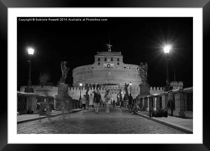 CASTELLUM CRESCENTII Framed Mounted Print by Gabriele Rossetti