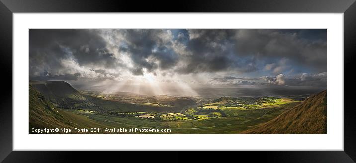 Light shower Framed Mounted Print by Creative Photography Wales