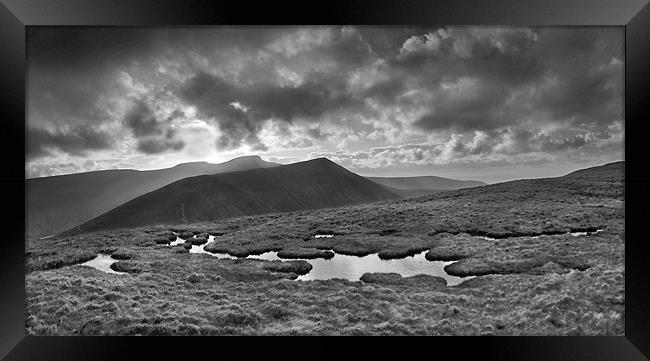 Cribyn Storm Framed Print by Creative Photography Wales