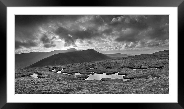 Cribyn Storm Framed Mounted Print by Creative Photography Wales