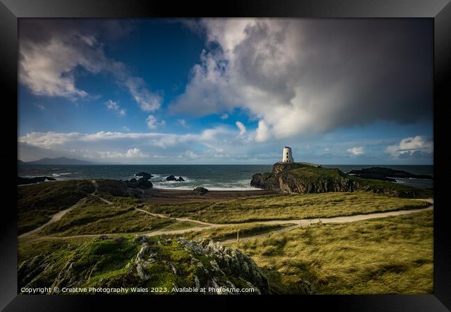 Llanddwyn Island on Anglesey,  Framed Print by Creative Photography Wales