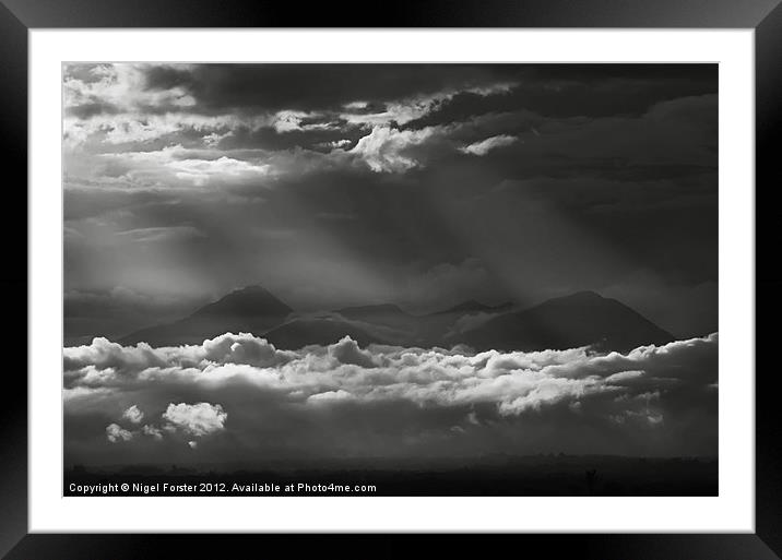 Bali Sunburst Framed Mounted Print by Creative Photography Wales
